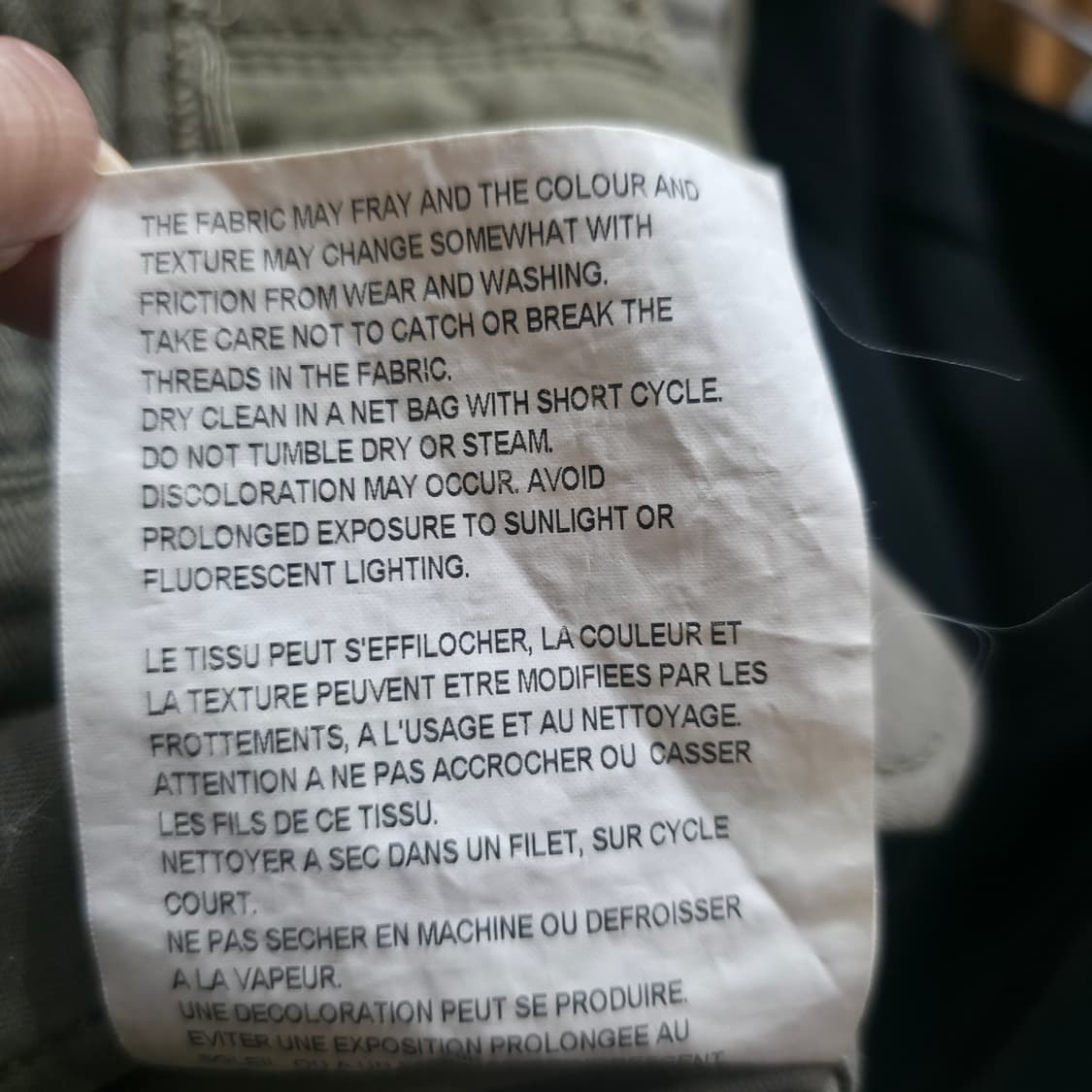 준야 와타나베 카키 패치워크 야상 자켓 상품이미지9