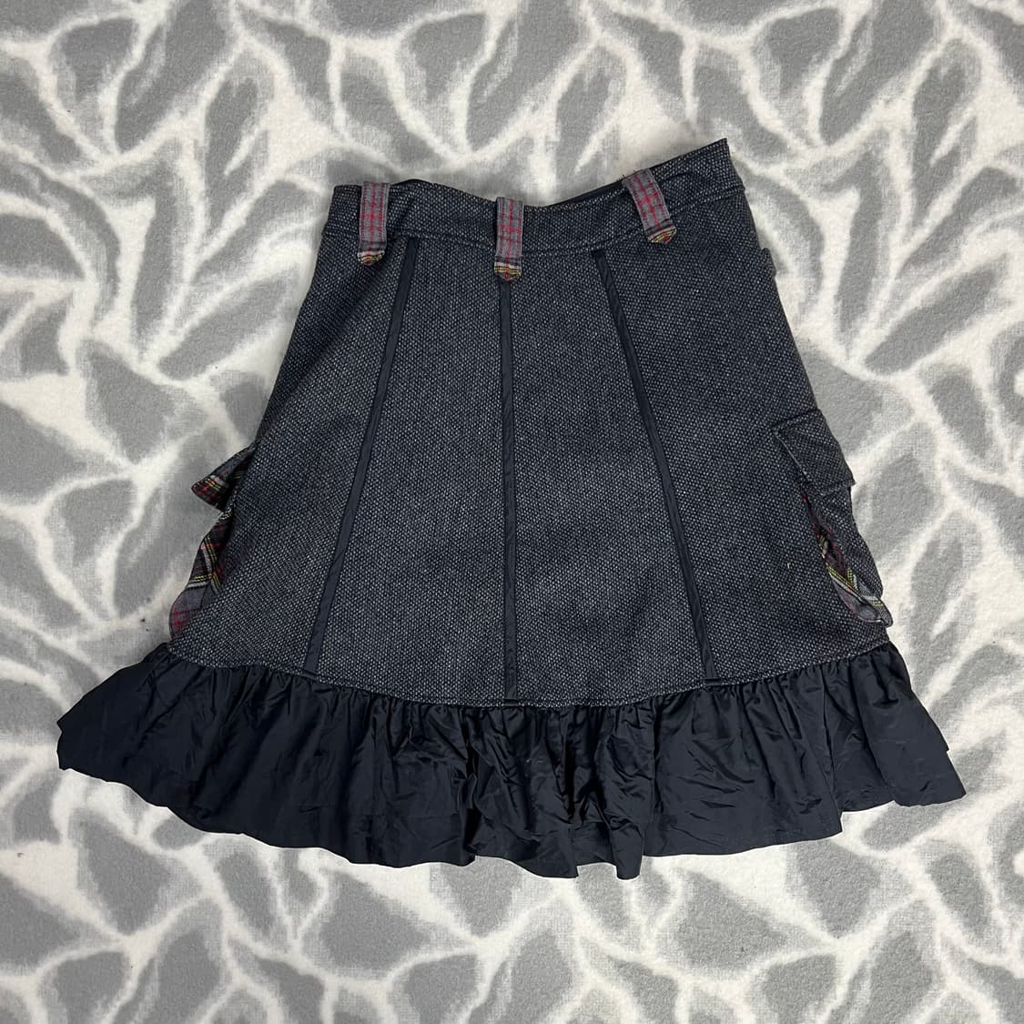 [DADA by MAY] 레이어드 포켓 울 스커트 상품이미지2