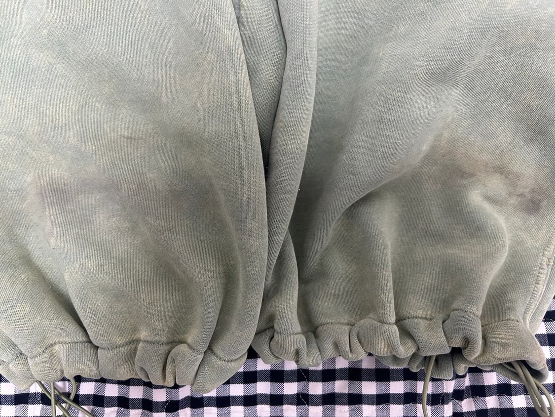 오픈와이와이 와이드 스웻 셋업 그린 상품이미지5