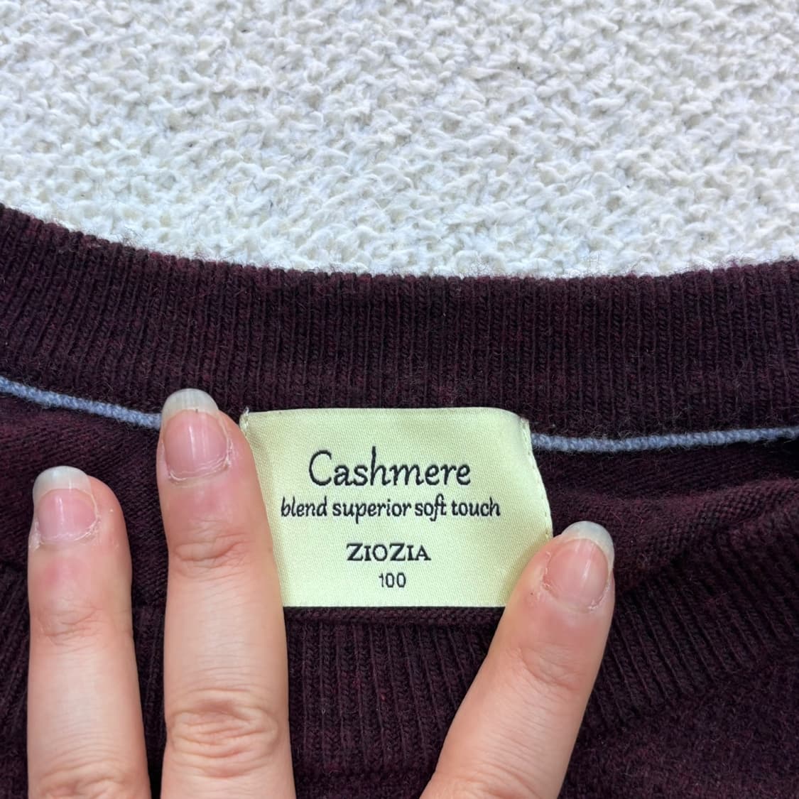 100 지오지아 캐시미어 니트 티셔츠 0330E 상품이미지3