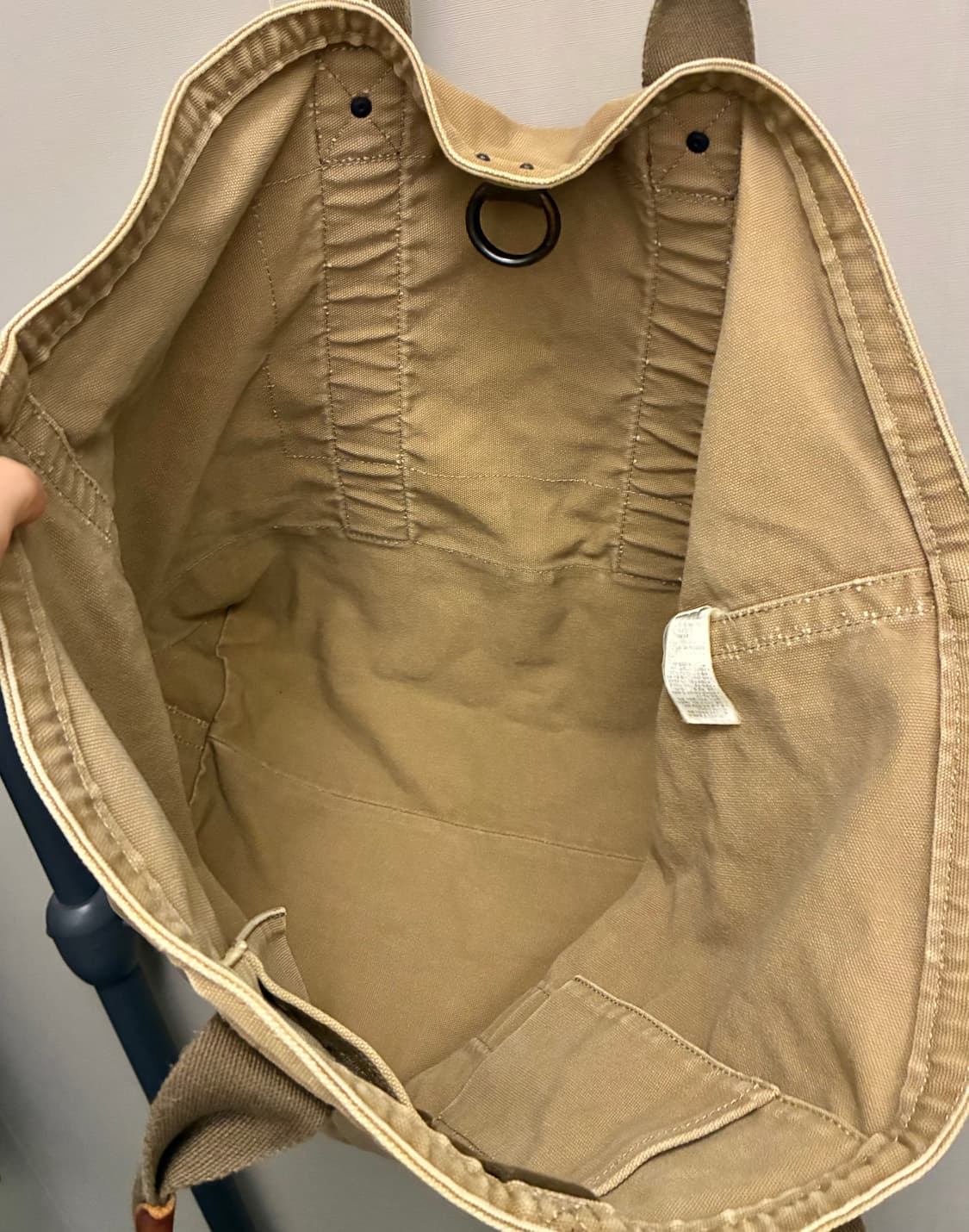 00s POLO 폴로진스컴퍼니 성조기 캔버스 토트백 가방 랄프로렌 상품이미지8