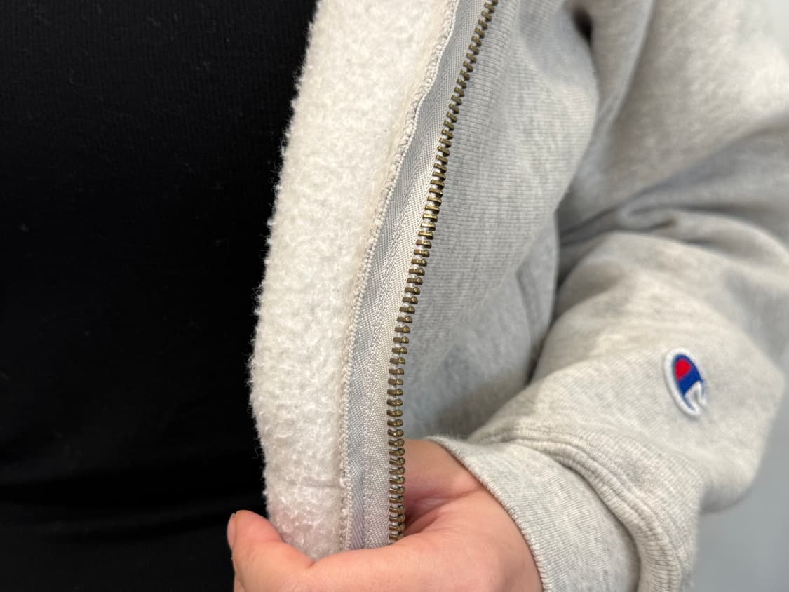 made in USA - 챔피온 리버스 위브 웜업 후드집업 L 여성 상품이미지8