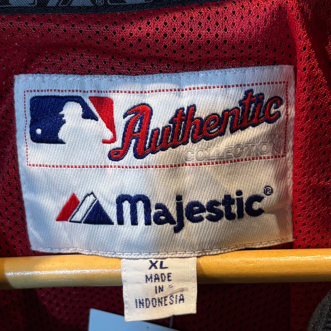 마제스틱 신시내티 레즈 반집업 상품이미지4