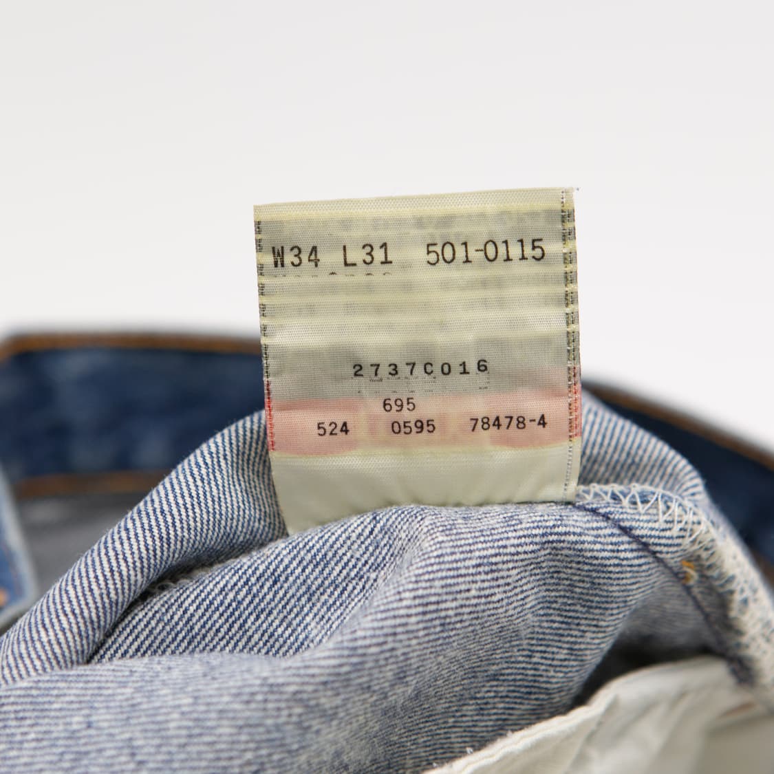 90s 리바이스 501 스트레이트 핏 데님 팬츠 34 상품이미지10