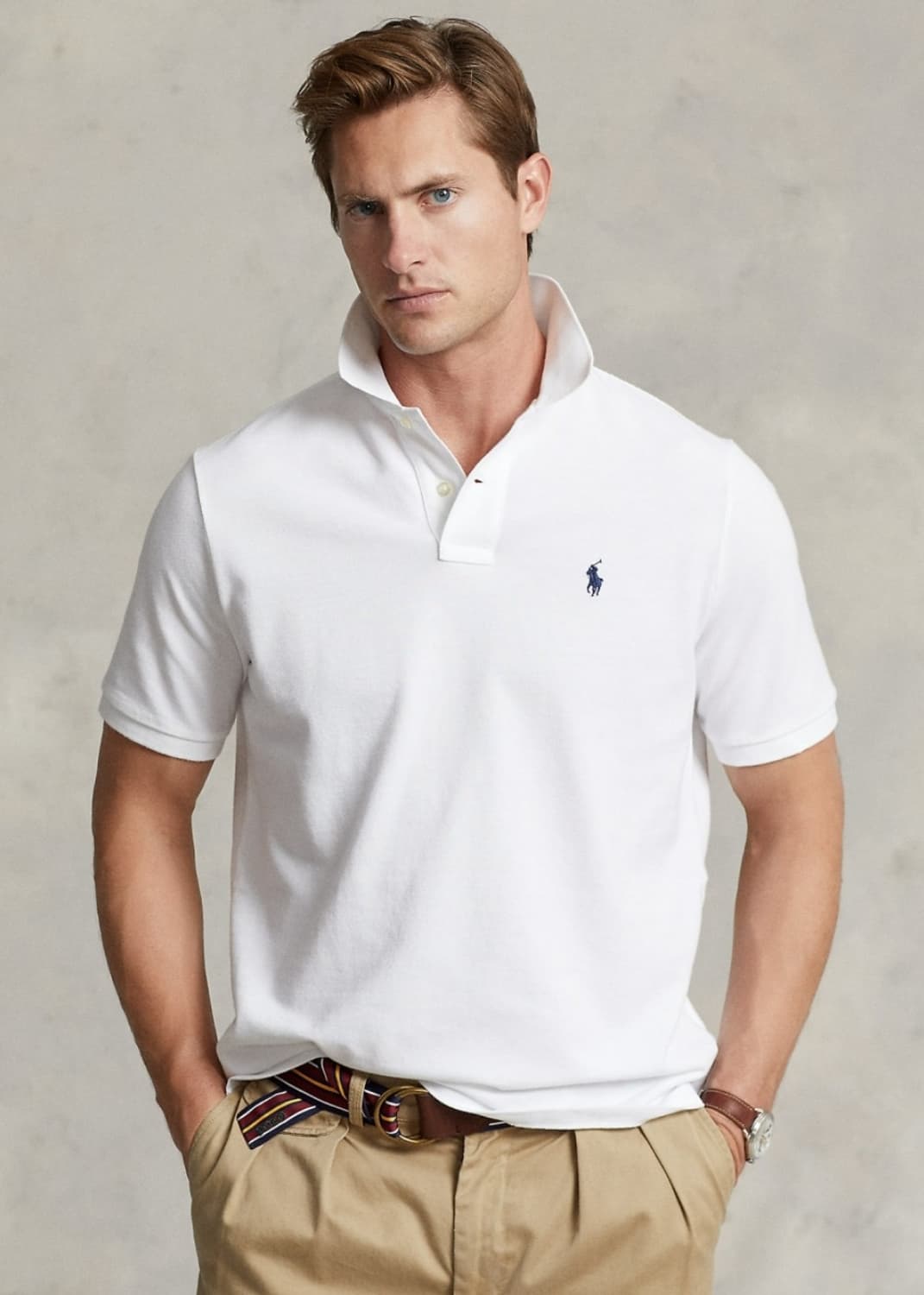 폴로 랄프로렌 포니 화이트 카라티 S 상품이미지5