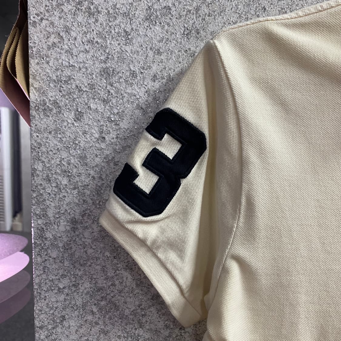 폴로랄프로렌 빅포니 넘버 3 패치 커스텀핏 카라넥티 B4531 상품이미지4