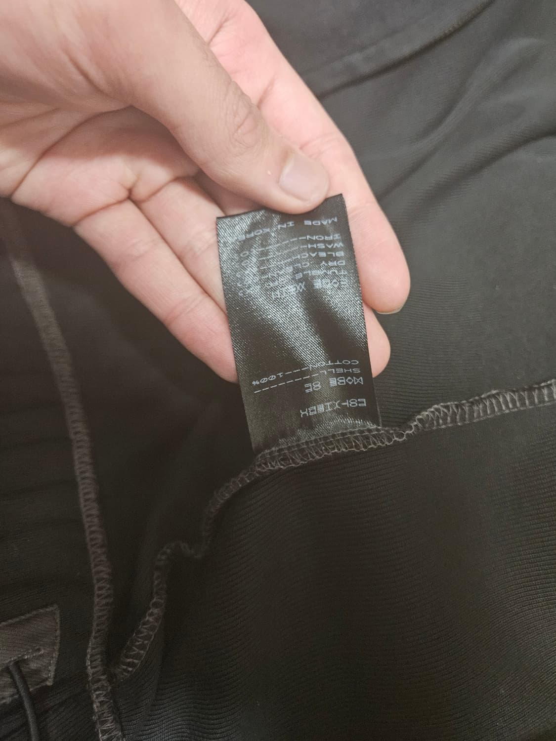 폴리테루 워시드 자켓 블랙 3사이즈 상품이미지5