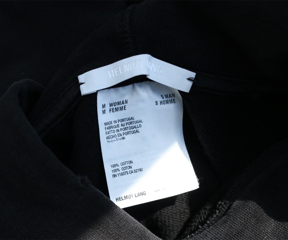 헬무트랭 블랙 후디  상품이미지10