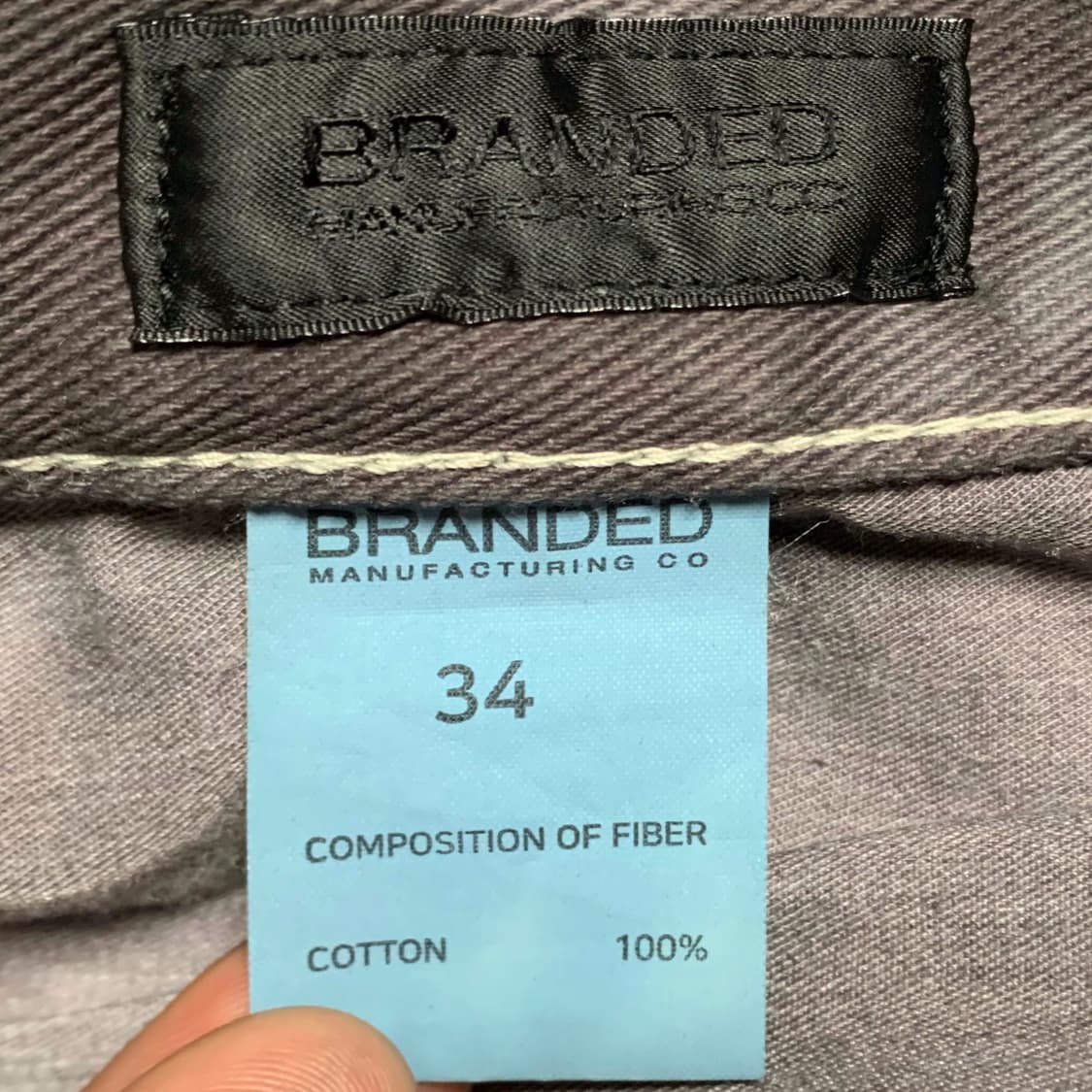 [33] BRANDED 피그먼트다잉 데님팬츠 상품이미지5