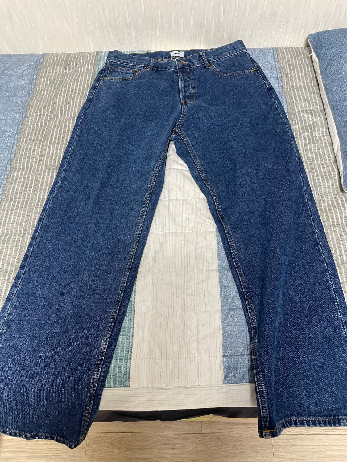 오베이 하드워크 데님팬츠 상품이미지4