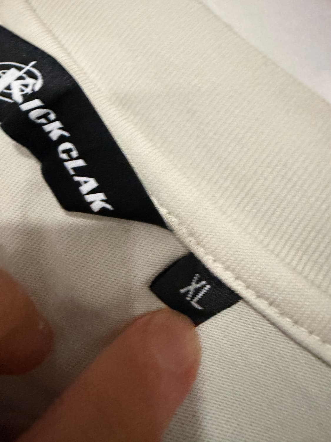 KLICKCLAK 25AW 스프레이 더티 빈티지 파괴 프린트 페이크 투피 상품이미지3