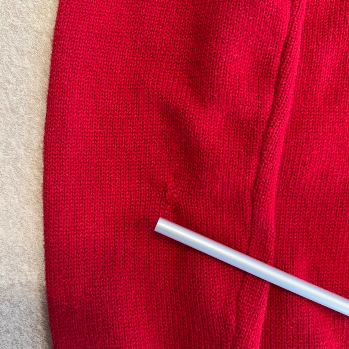 폴로 코튼 반집업 니트 상품이미지6