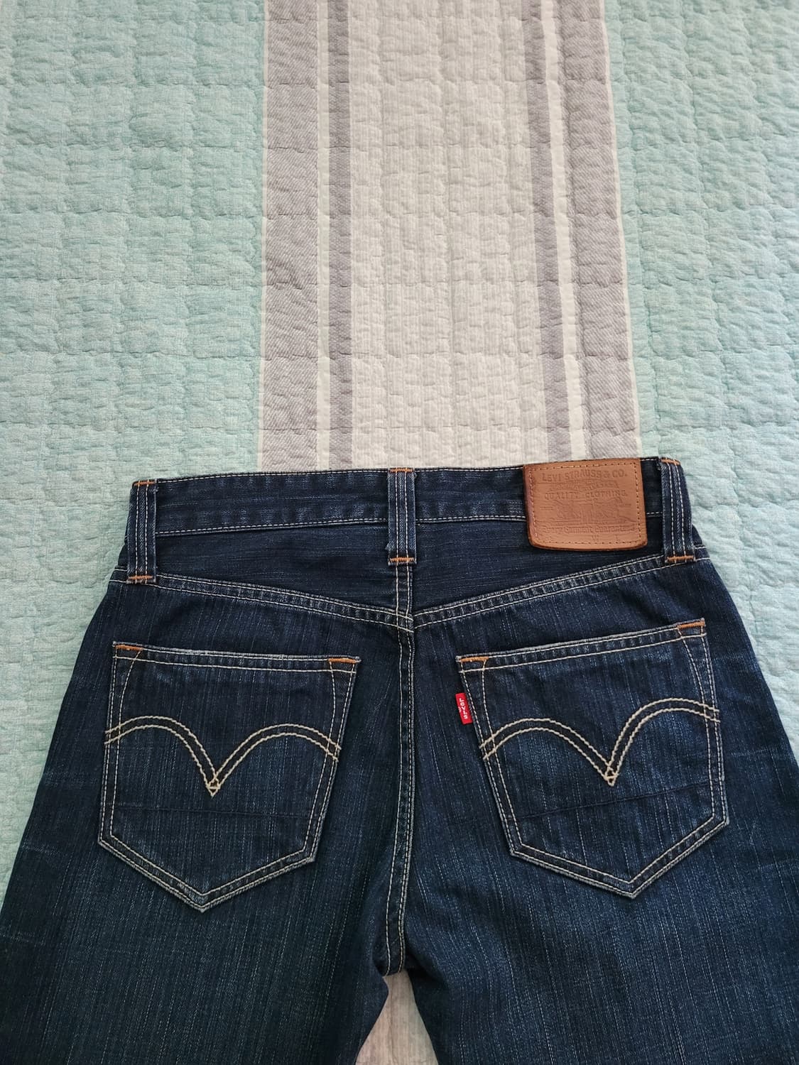 리바이스 LH 523 럭셔리헤리티지 스트레이트 진청워싱진 30사이즈 상품이미지7