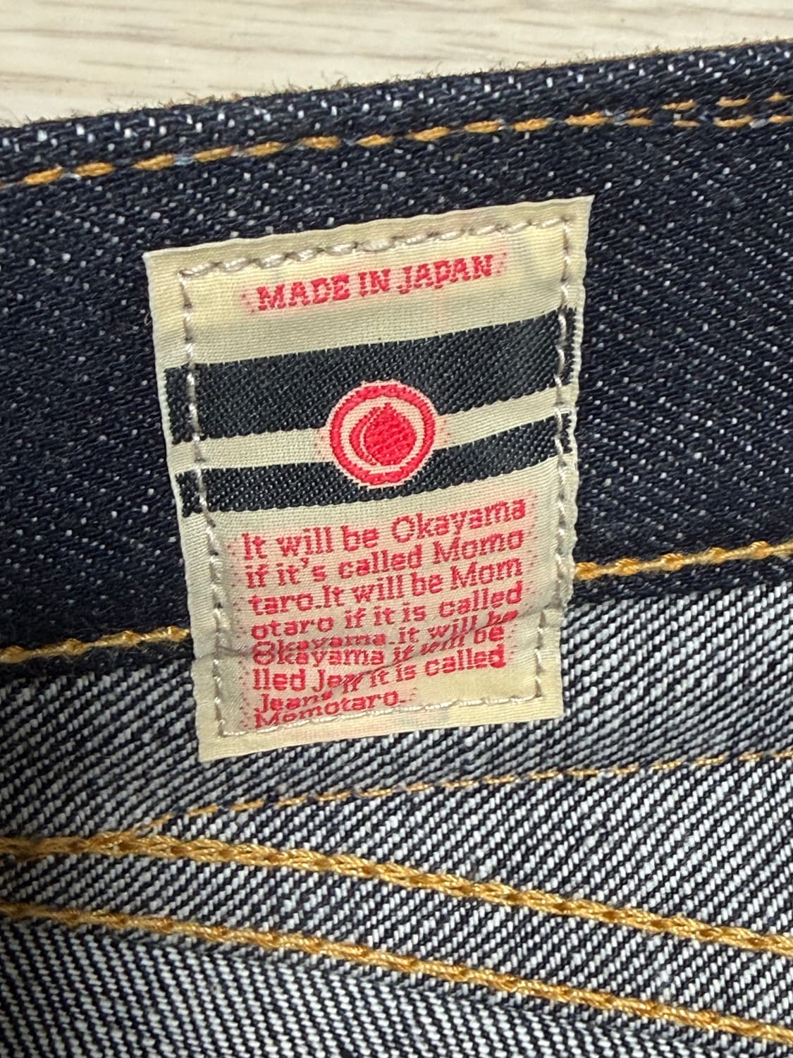 모모타로 인디고 데님 팬츠 상품이미지2