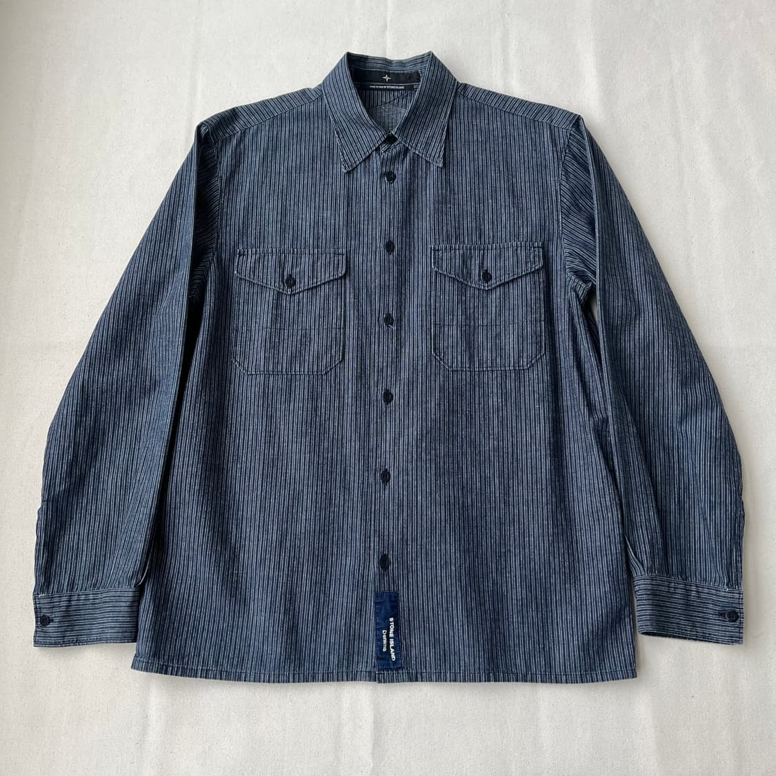 스톤아일랜드 2004 S/S 스트라이프 코튼 셔츠 상품이미지1
