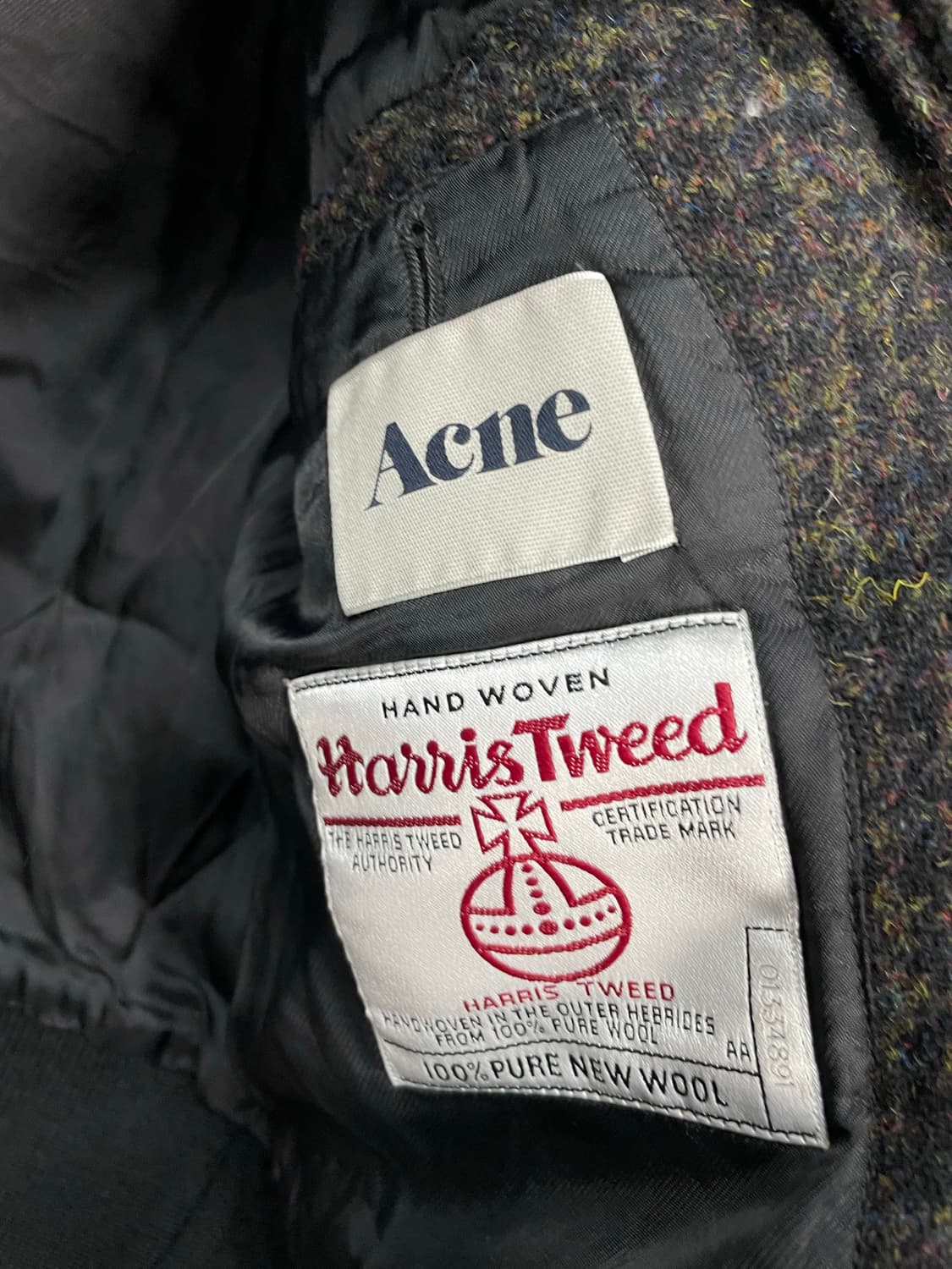 아크네 스튜디오 헤리스 트위드 자켓 H976 상품이미지5