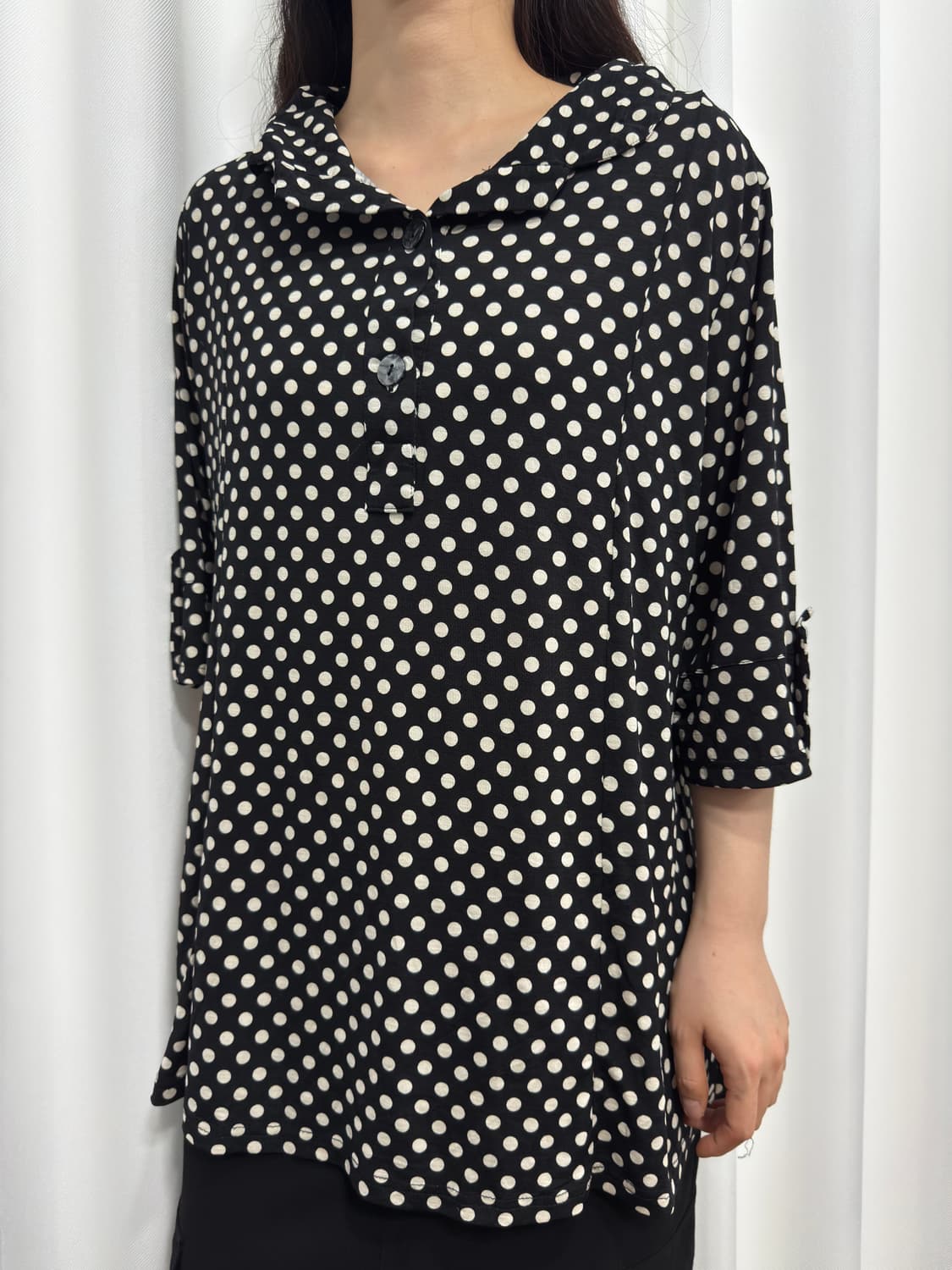 dot button blouse 상품이미지2