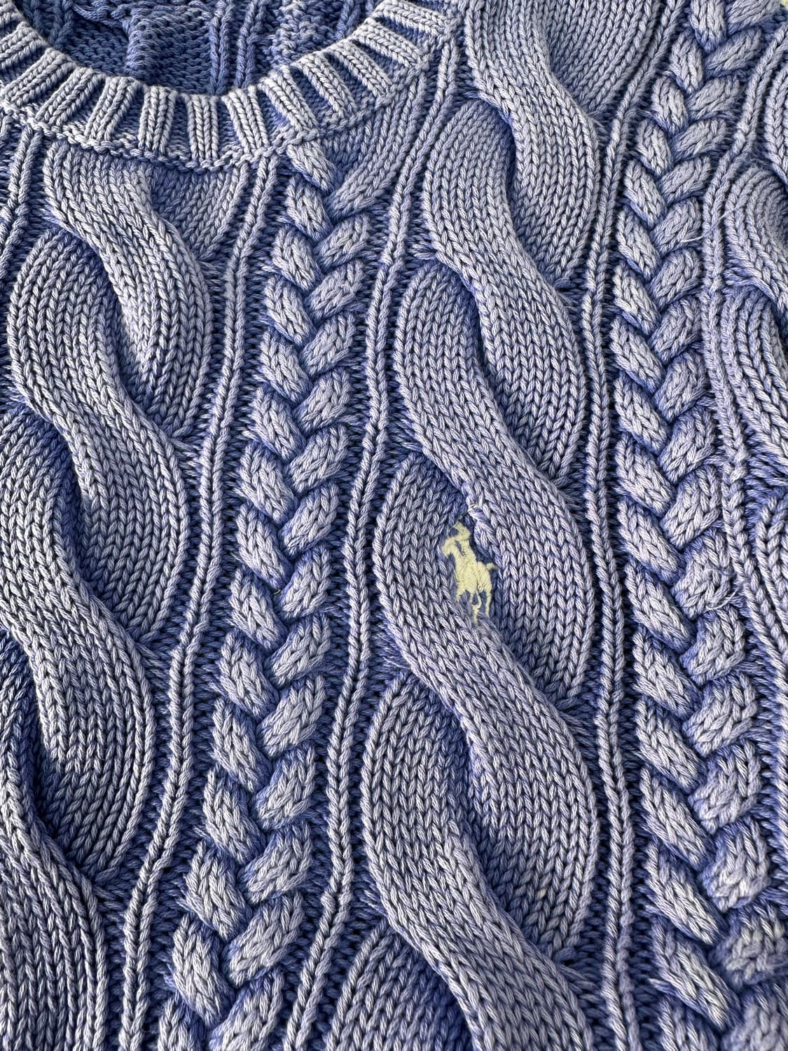 95 폴로랄프로렌 신형라벨 꽈배기 니트  상품이미지4