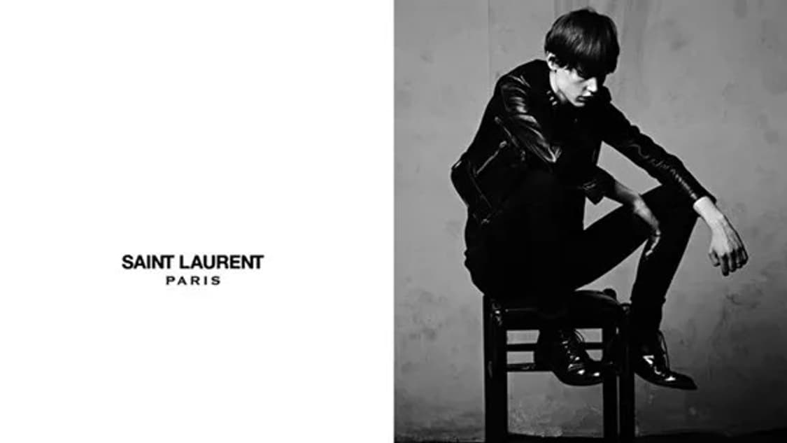 생로랑 by 에디 슬리먼 SS13 페이턴트 글로시 컴뱃 부츠 상품이미지2