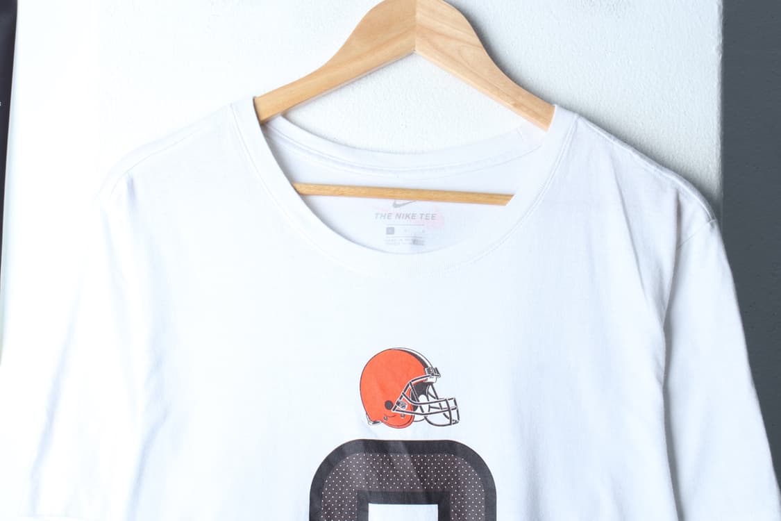 (L-XL) 나이키 반팔 티셔츠 NFL 럭비 베이커메이필드-7B37 상품이미지3