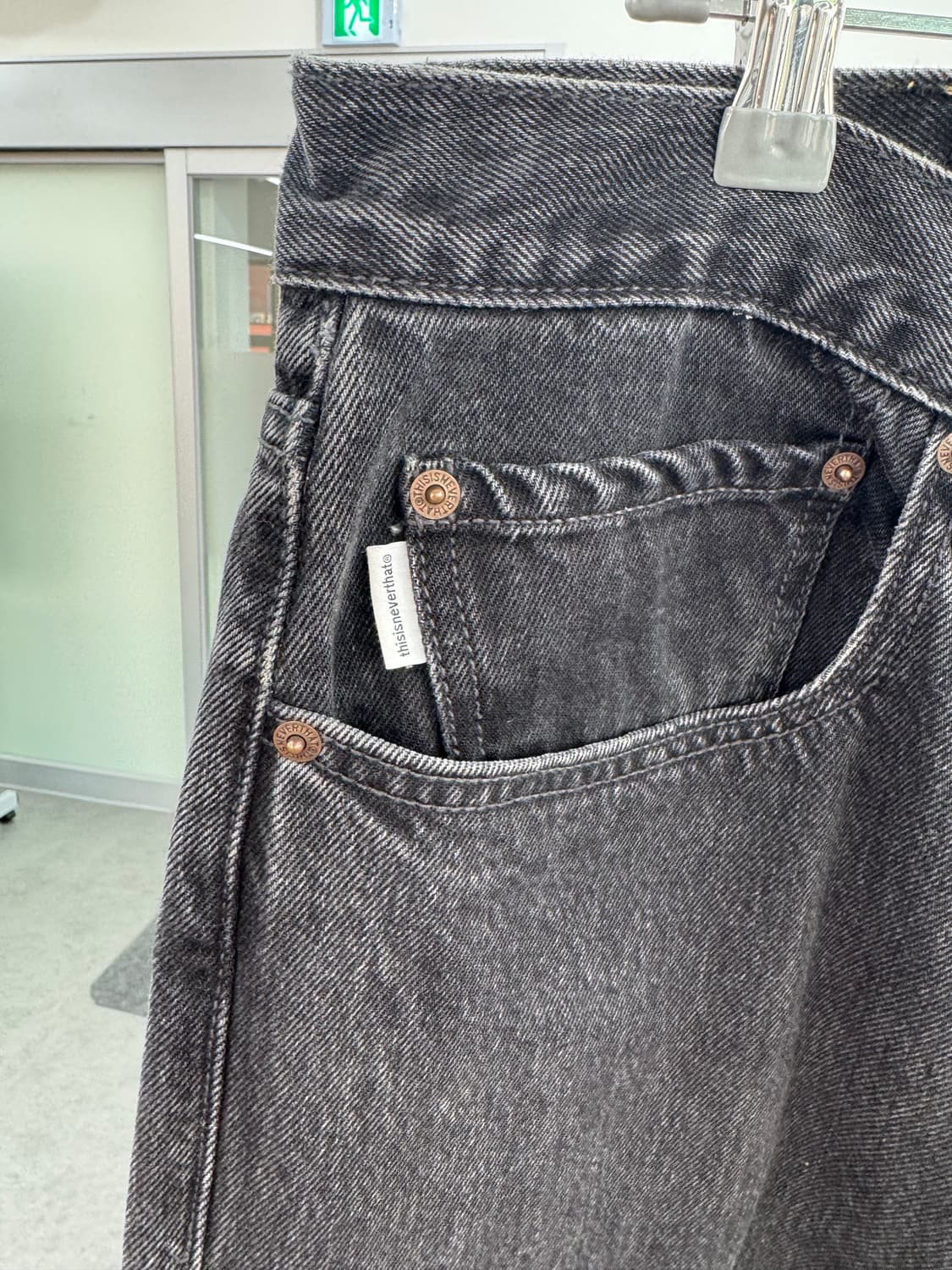 디스이즈내버댓 데님 셋업 L 상품이미지6