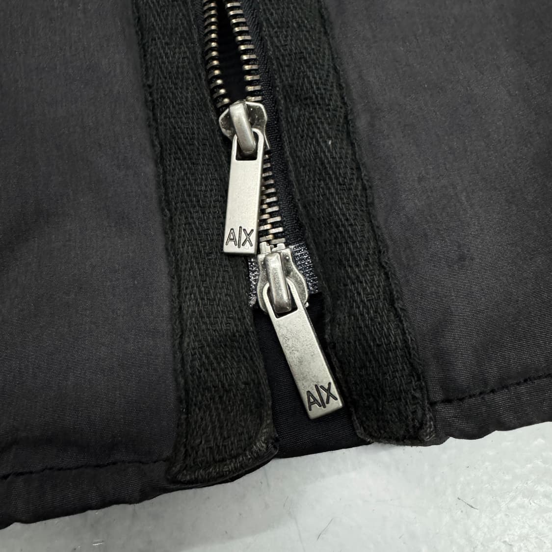 아르마니 익스체인지 투포켓 바이커 투웨이 셔츠형 집업 자켓 상품이미지4