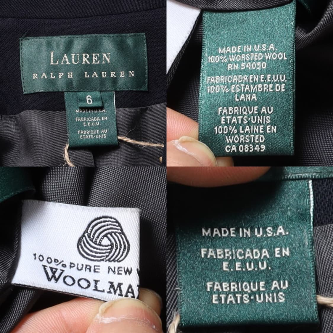 로렌 랄프로렌 Lauren Ralph Lauren Crest Blazer 상품이미지9