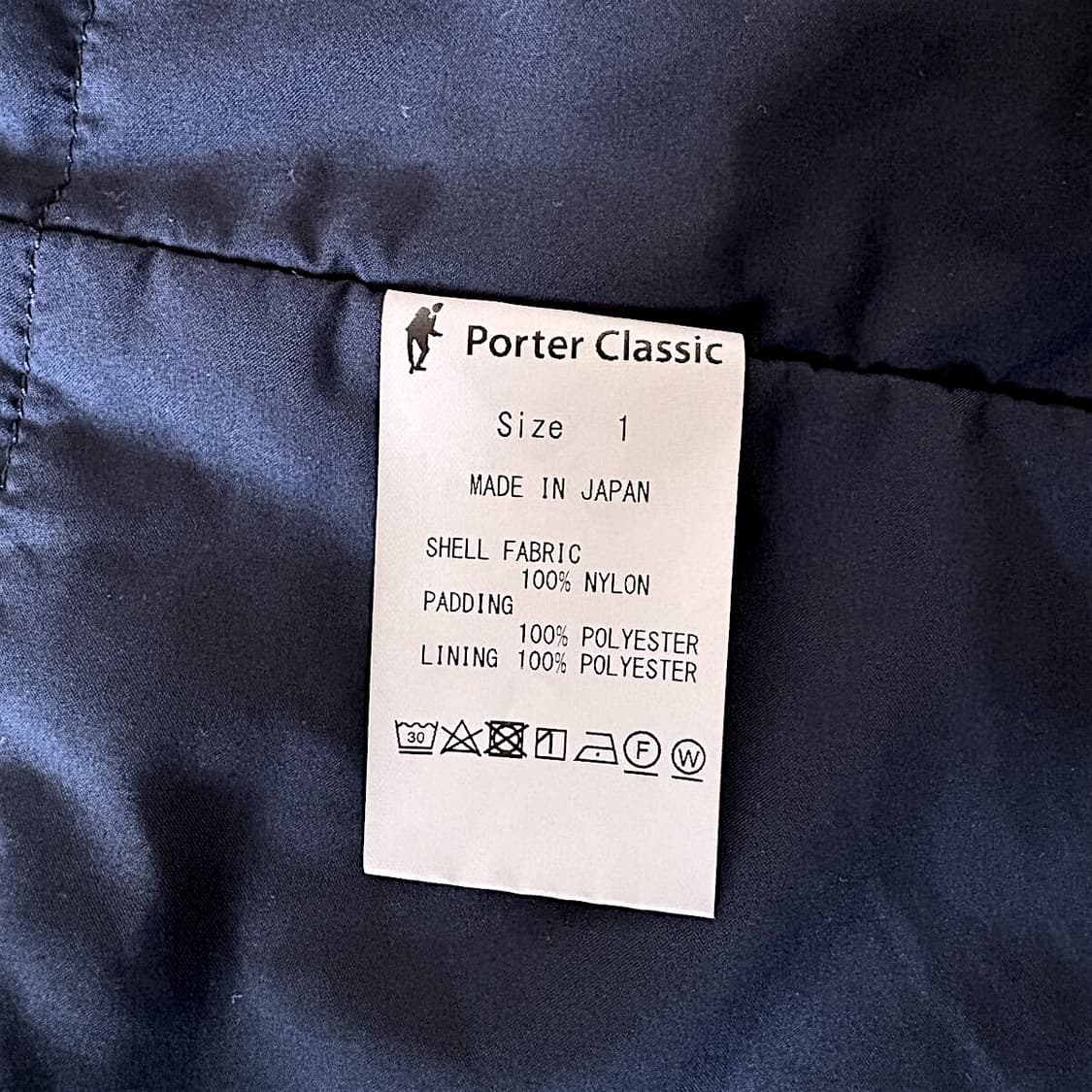 포터클래식 슈퍼나일론 코트 네이비블루 상품이미지7