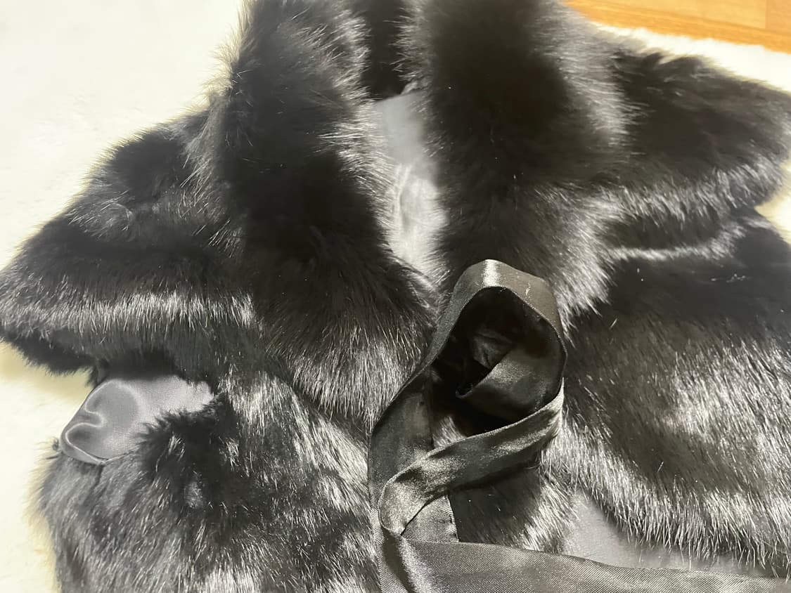 Vintage fake fur vest  상품이미지6