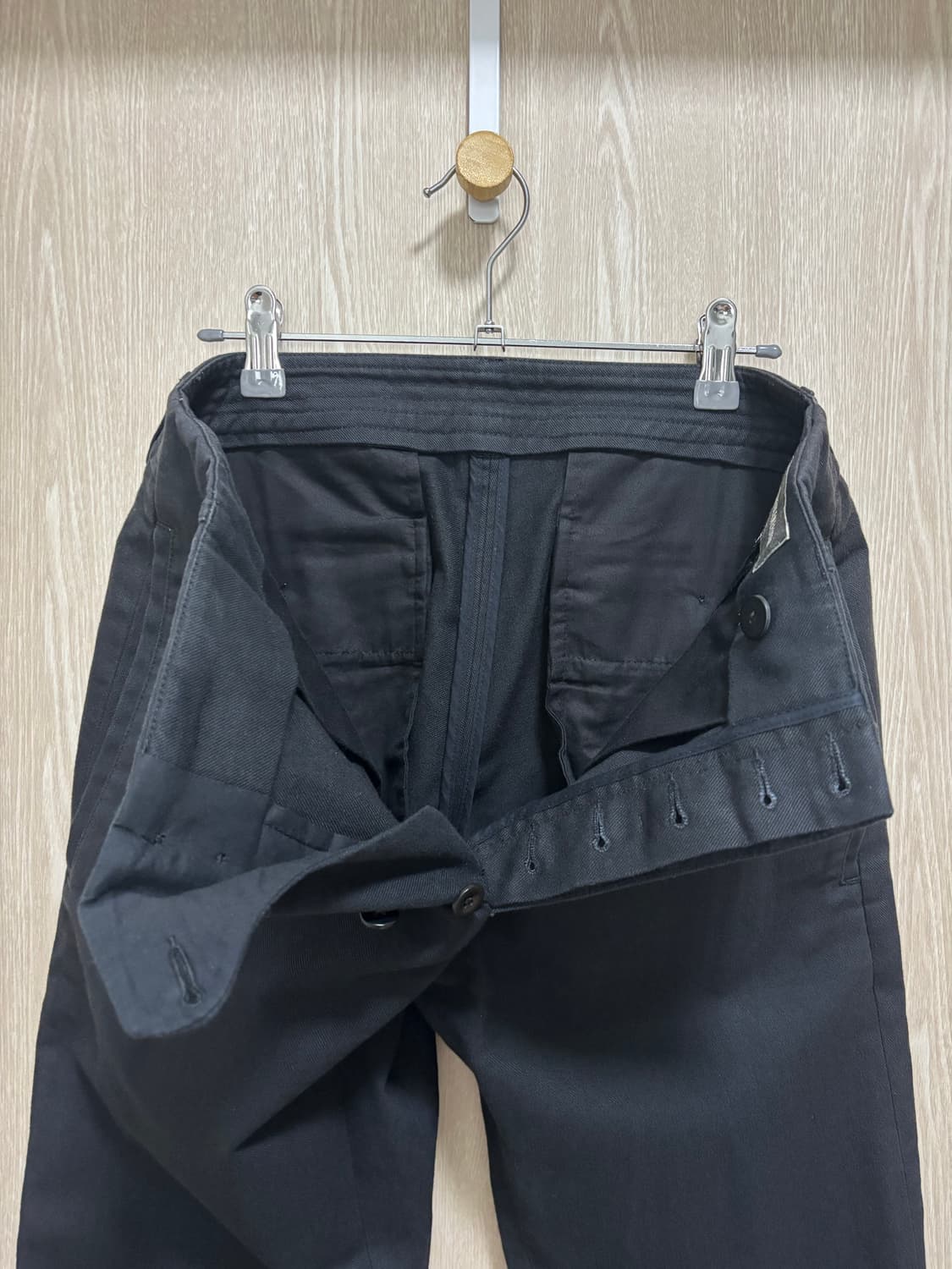 앤드뮐미스터 울블렌드 팬츠30/블랙 상품이미지4