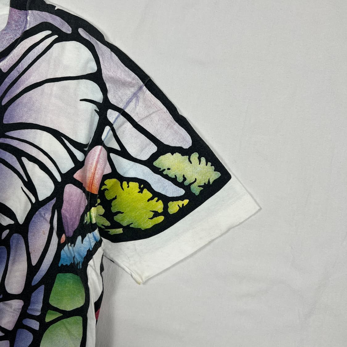 90’s 93년도 리퀴드블루 엘리펀트 올프린트 반팔티 상품이미지4