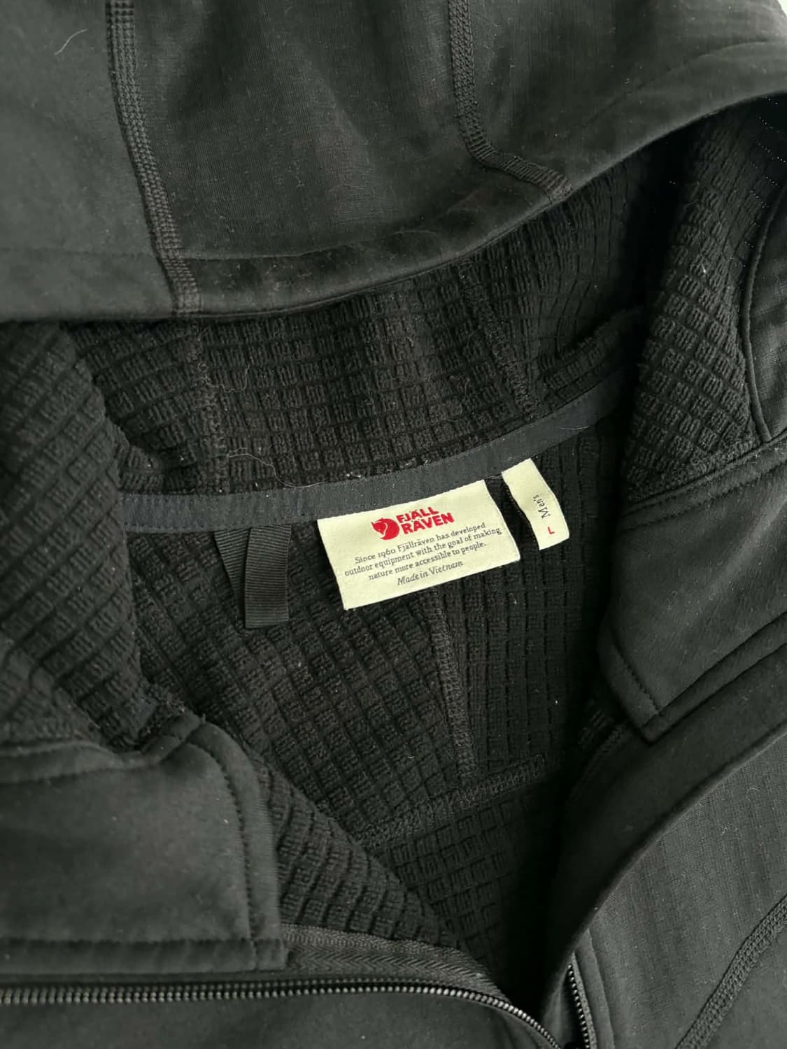 [L] 피엘라벤 아비스코 그리드 플리스 후드 집업 상품이미지3