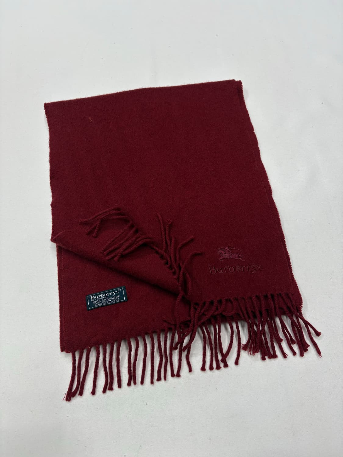 버버리 버건디 머플러 목도리 상품이미지4