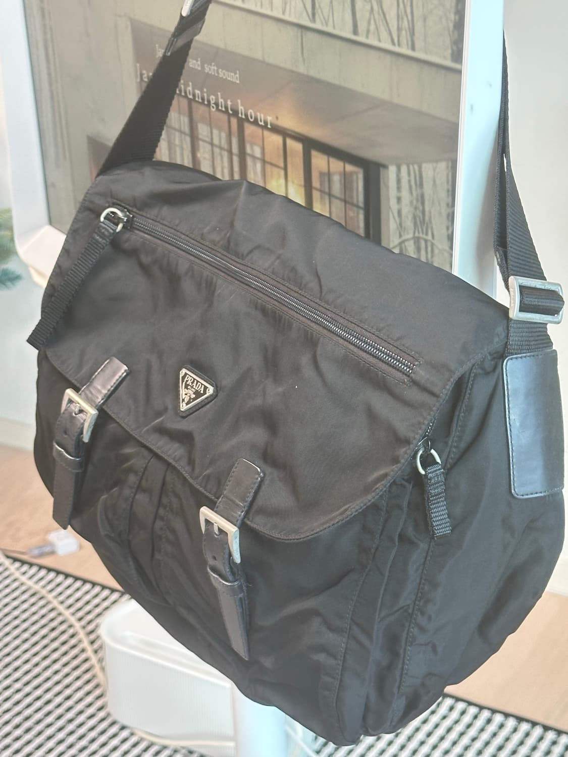 프라다 메신저백 나일론 포코노 테수토 숄더백 남녀공용 상품이미지3