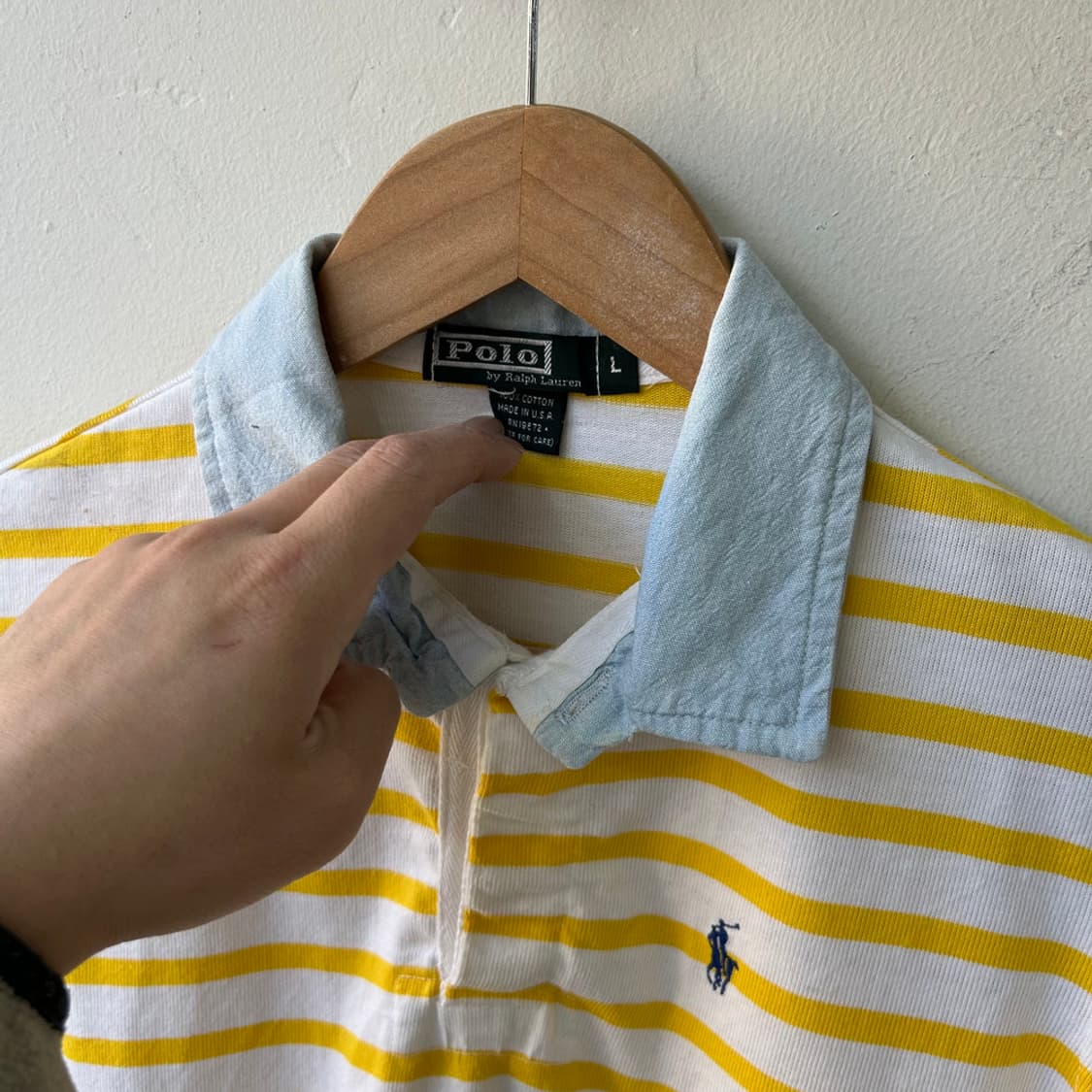 16302 - 폴로 랄프로렌 스트라이프 럭비티 상품이미지3