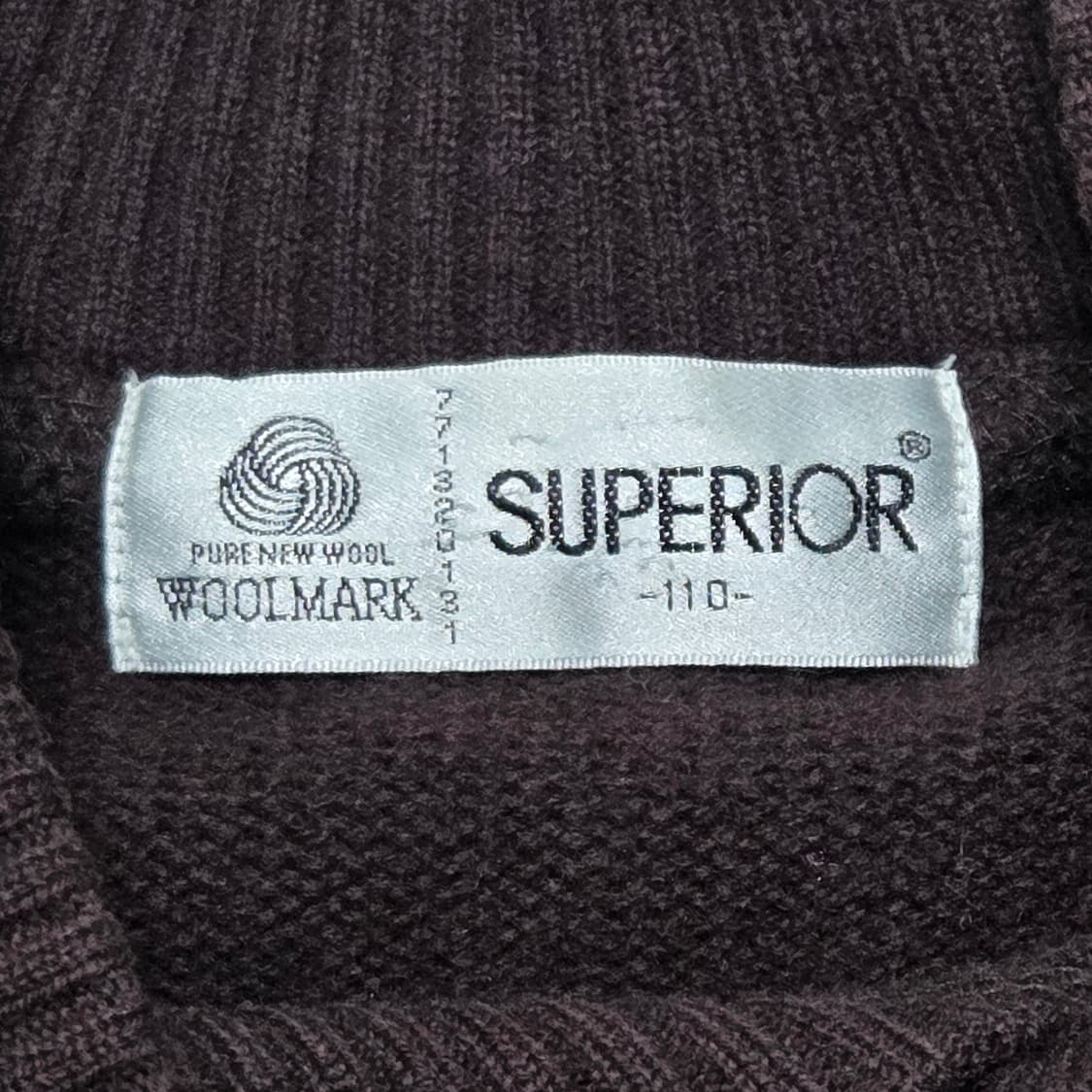 Superior 슈페리어 빈티지 울 니트 상품이미지4