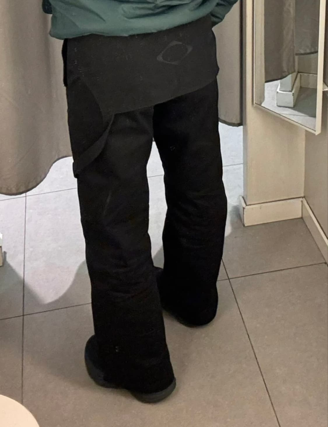 미스치프 에이프런 포켓 워크 팬츠 블랙 색상 M  상품이미지7