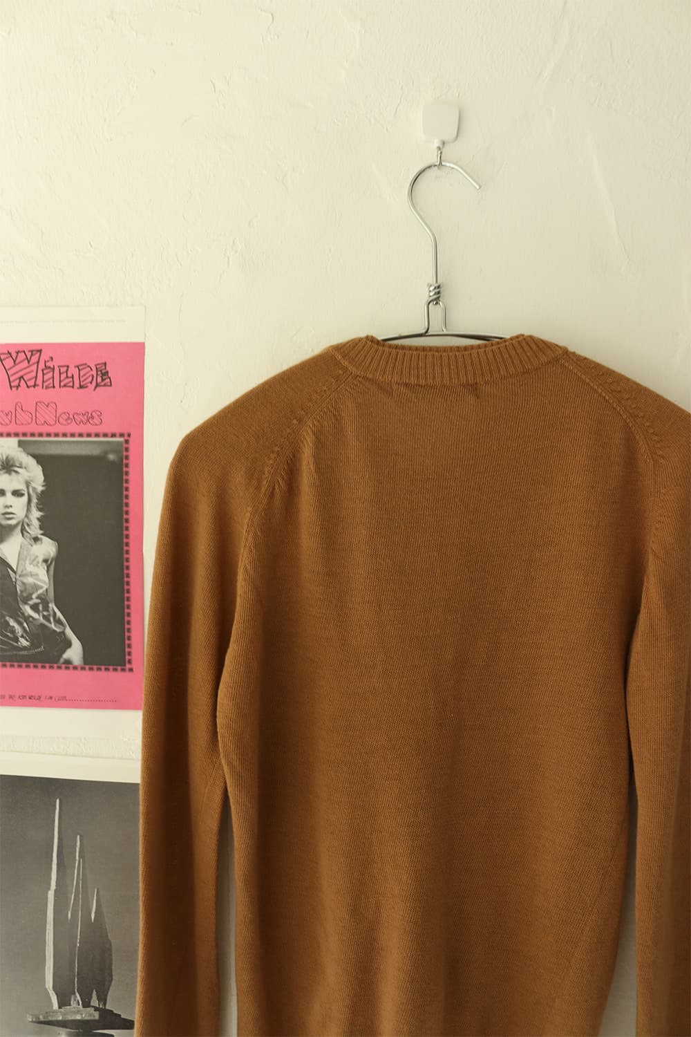 요시콘도 사선 케이블 가디건 상품이미지5