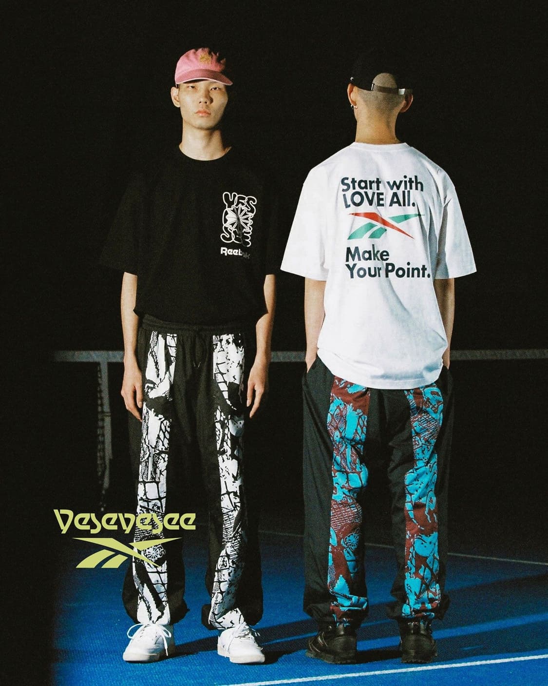 Reebok 리복 X YESEYESEE 예스아이씨 트레이닝 트랙팬츠 블랙 상품이미지2