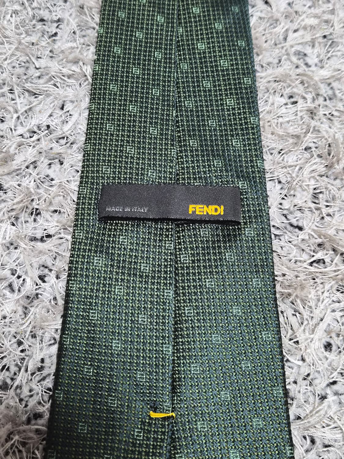 펜디Fendi 메인로고 도트 패턴 넥타이 Free - N37 상품이미지4