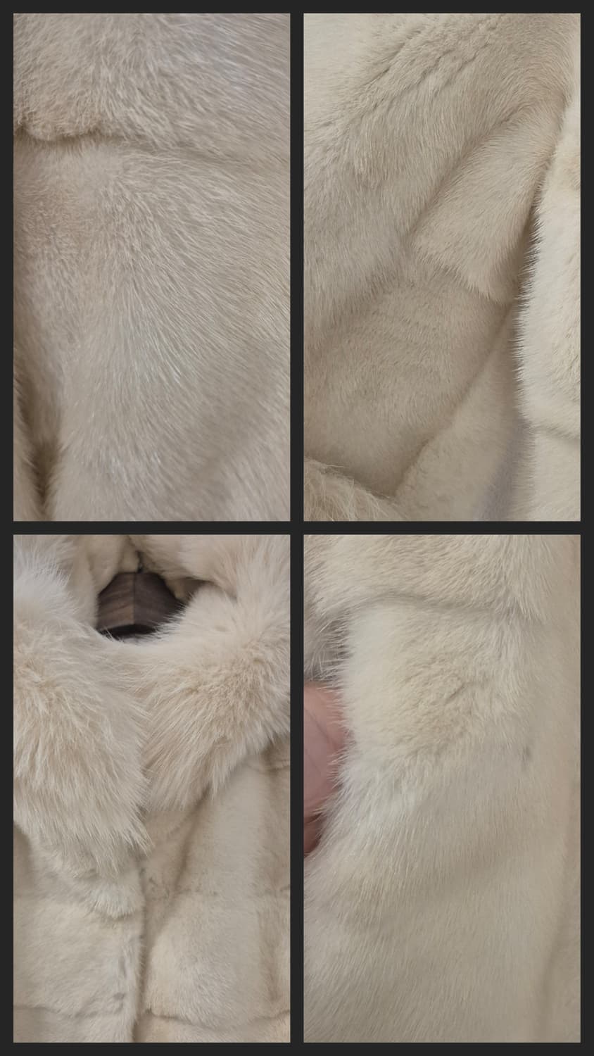 코펜하겐 플래티넘 밍크 후드 코트 55~66 상품이미지8