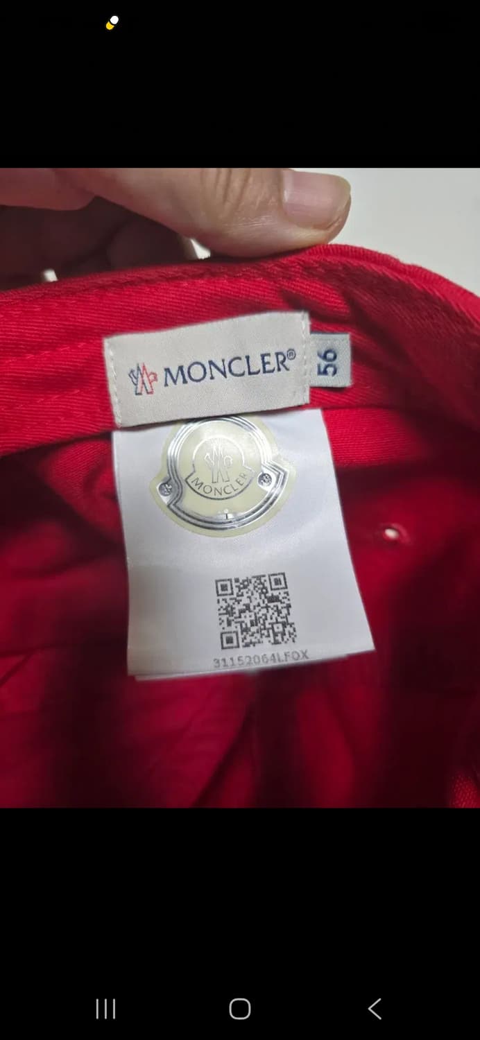 몽클레르 키즈 정품 볼캡(56센티) 상품이미지4
