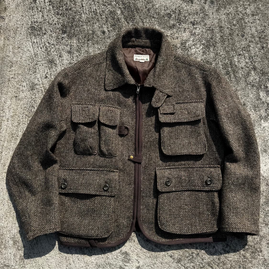 [M~L] 아웃도어러버스 X 해리스트위드 멀티포켓 자켓 상품이미지1