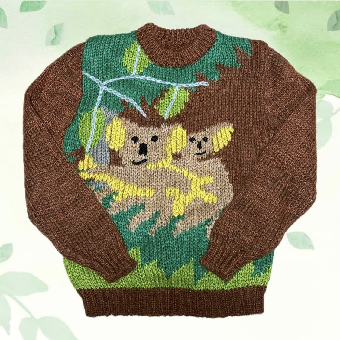 Vintage Hand knit 코알라 니트 상품이미지1