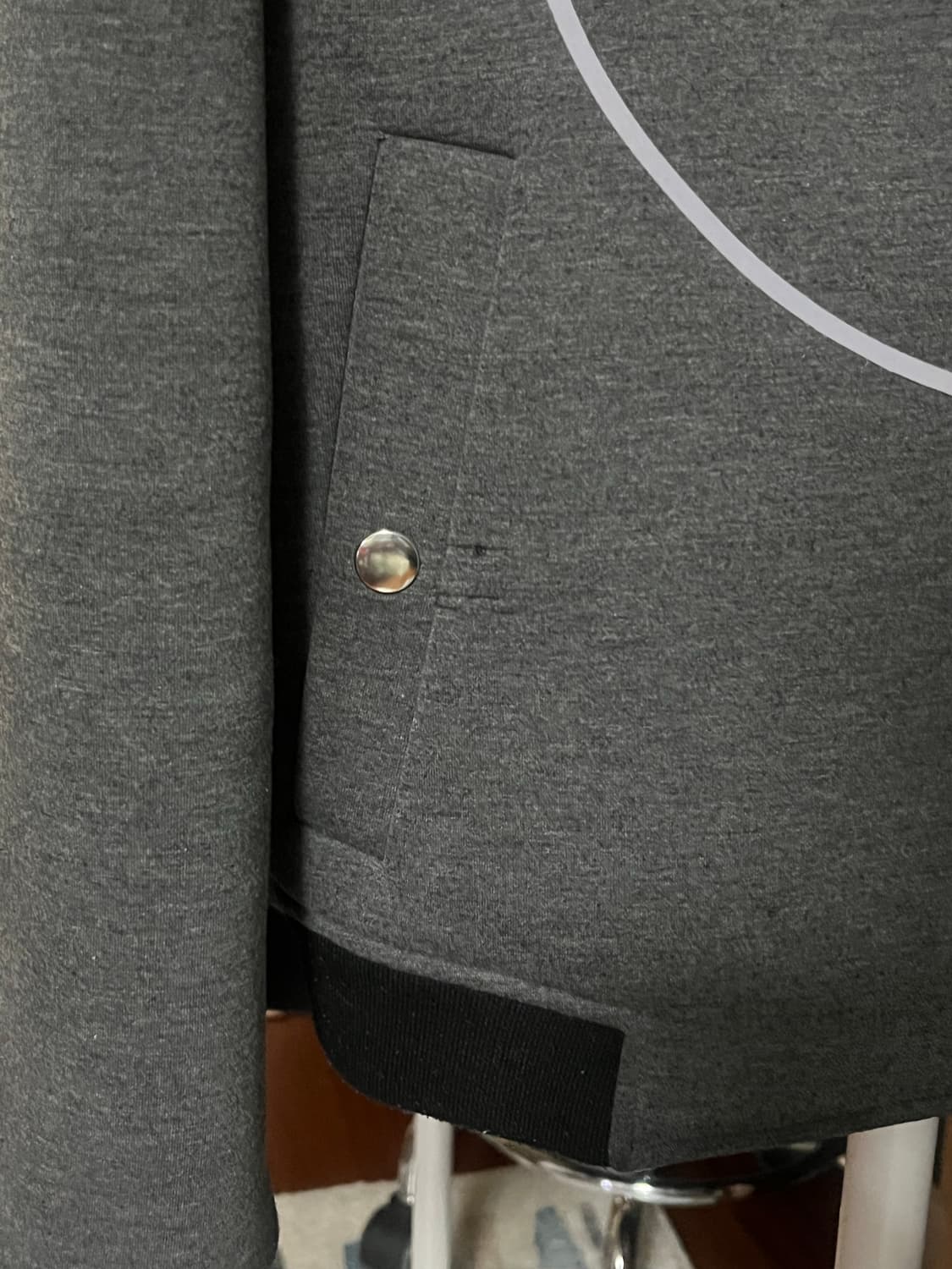 cy choi  최철용디자이너 네오프렌 봄버자켓 95사이즈 상품이미지4