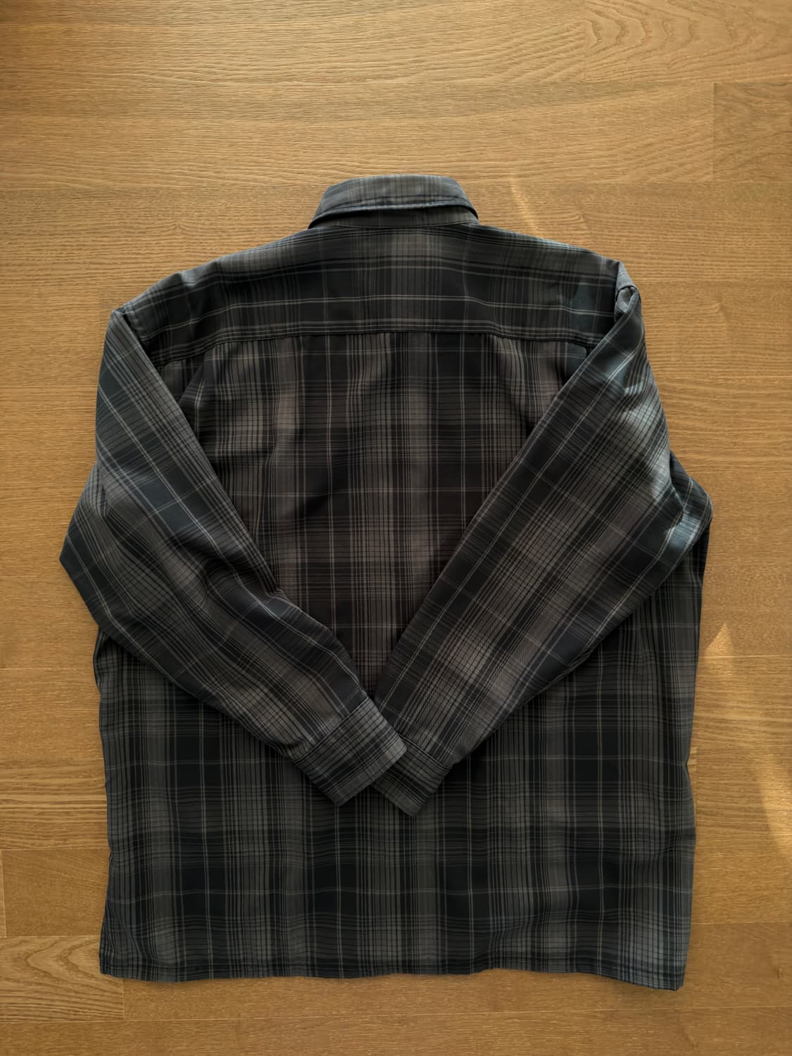 유니클로 U 22ss 플란넬 체크셔츠 XL 상품이미지3