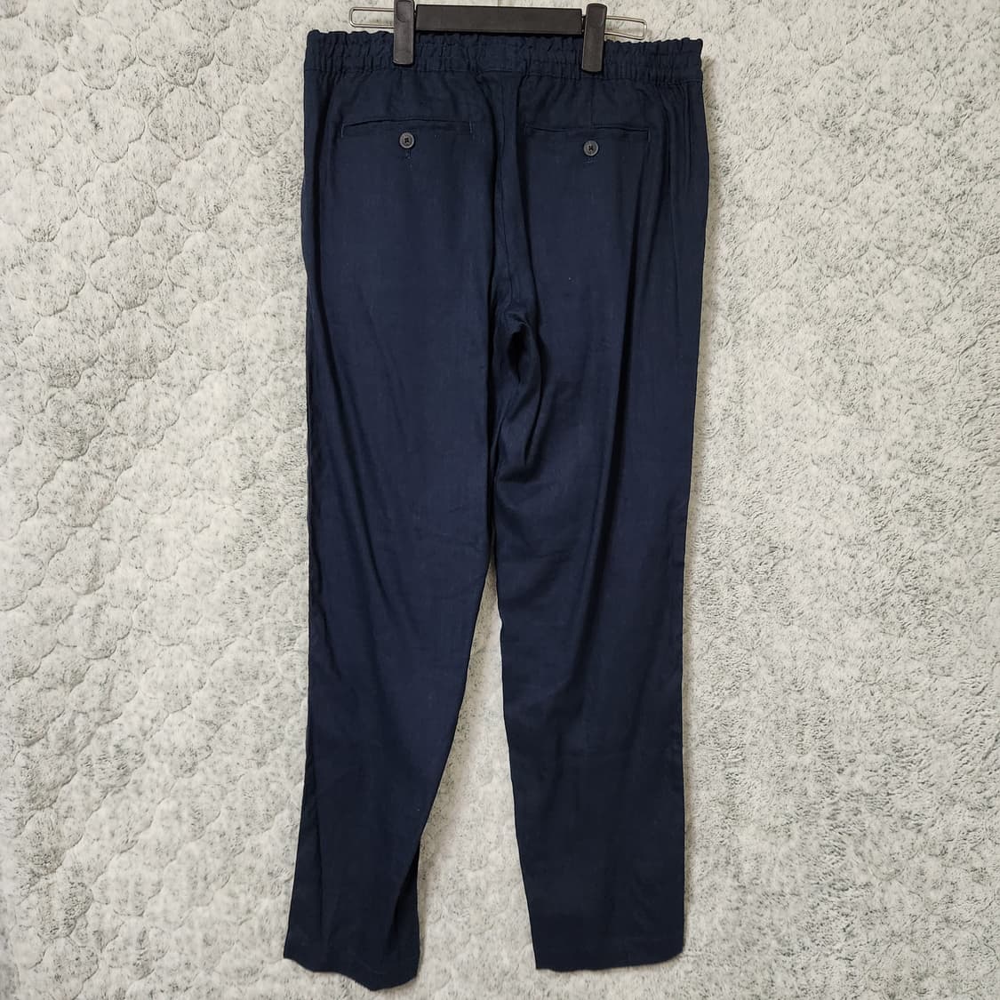 H347 [M] 클럽모나코 한섬 린넨 밴딩 바지 상품이미지3