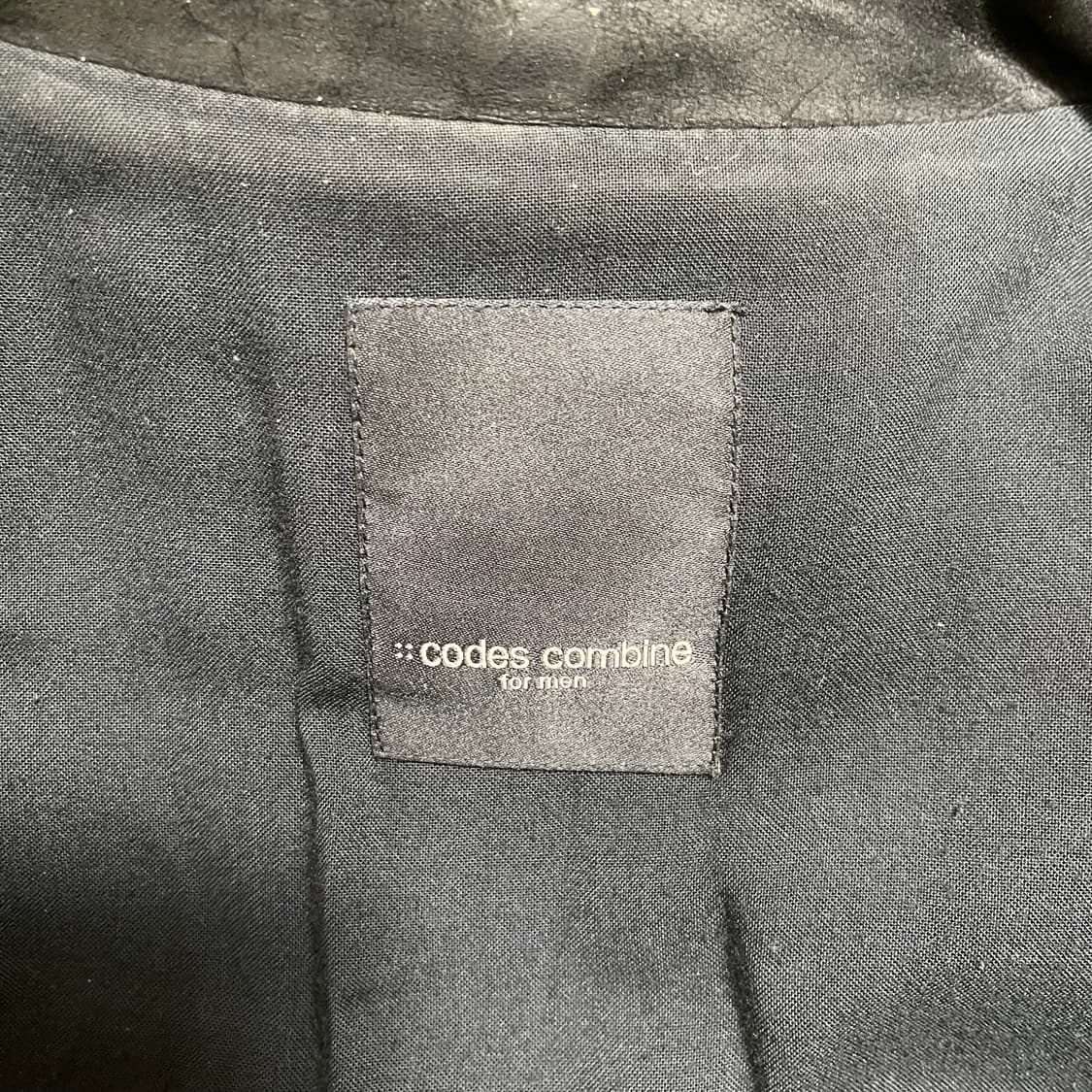 [95] Codes Combine 하이넥 GOAT leather 자켓 상품이미지8