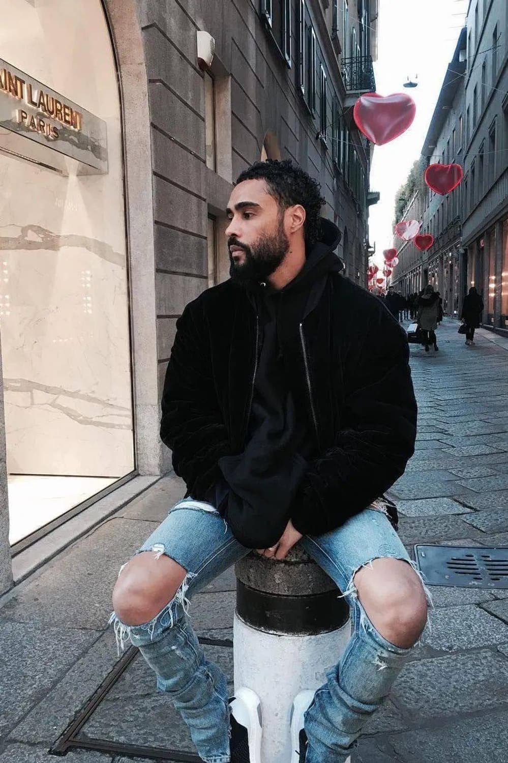 [S] 하이더아커만 15FW 벨벳 퍼스 봄버 상품이미지2