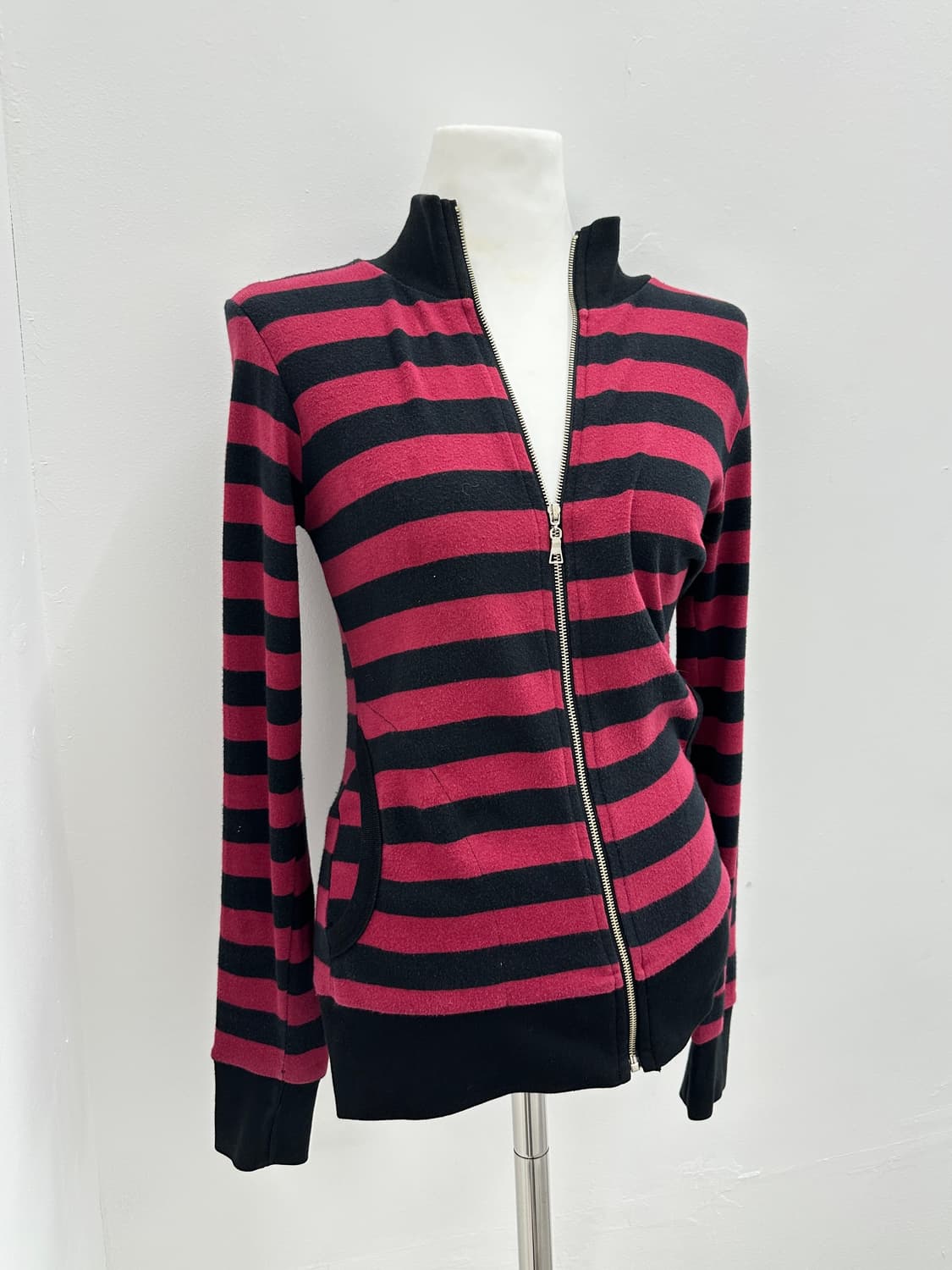 Vintage y2k stripe zip up  상품이미지7